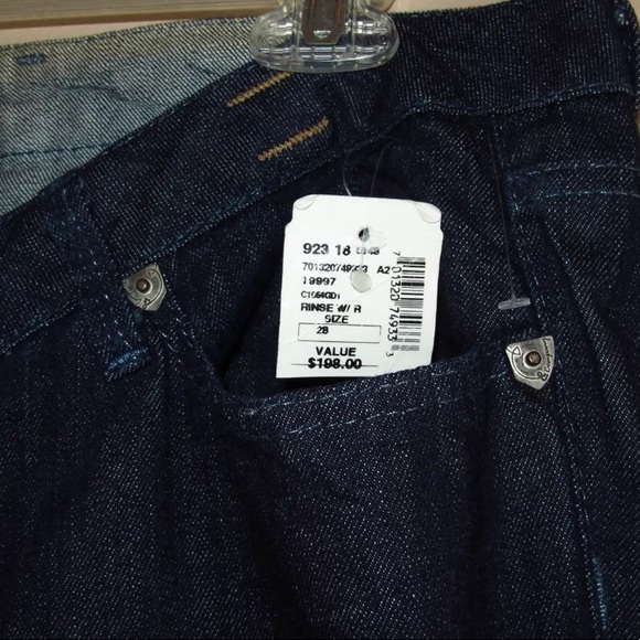 J & Company Skull Swarovski Crystal Straight Jeans Y2K Vintage Lot to Mid Rise - Picture 5 of 8